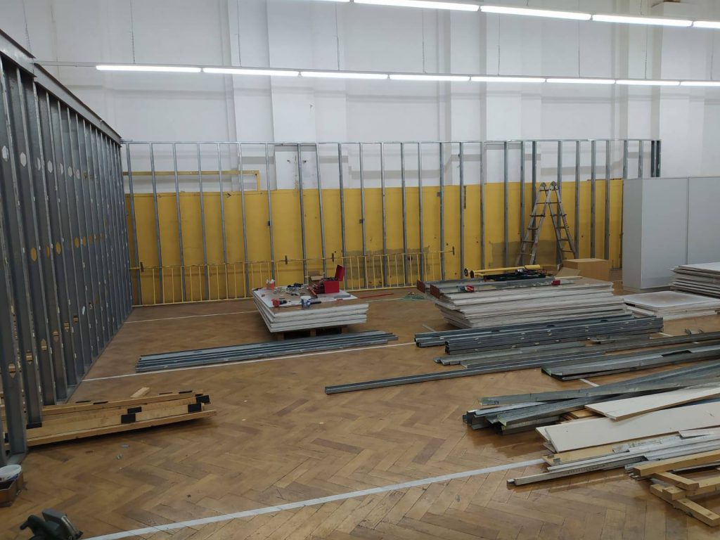 Aufbau Courts Europark